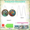 2Pcs Pfau - 5d DIY Handwerk Anhänger