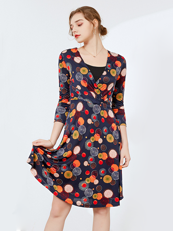 Silk Dress Temperament Style