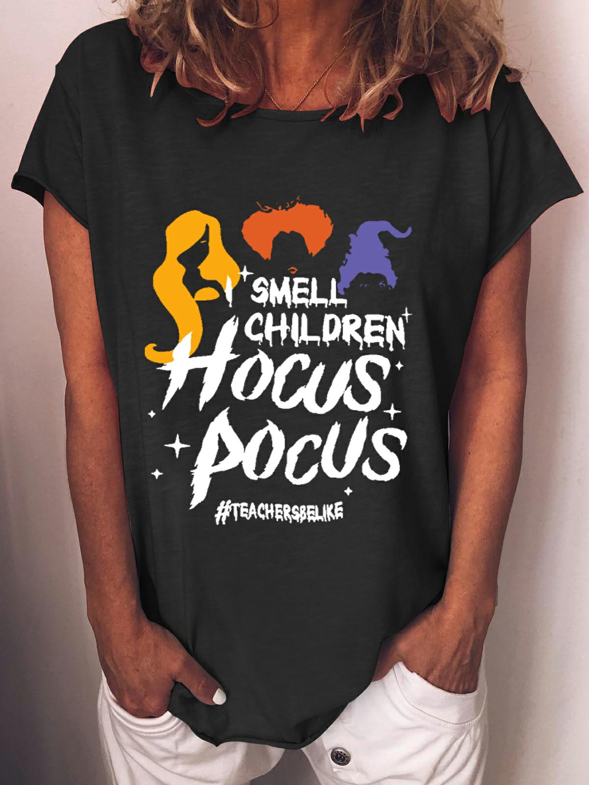 I Smell Children TShirt Hocus Pocus Halloween Gifts
