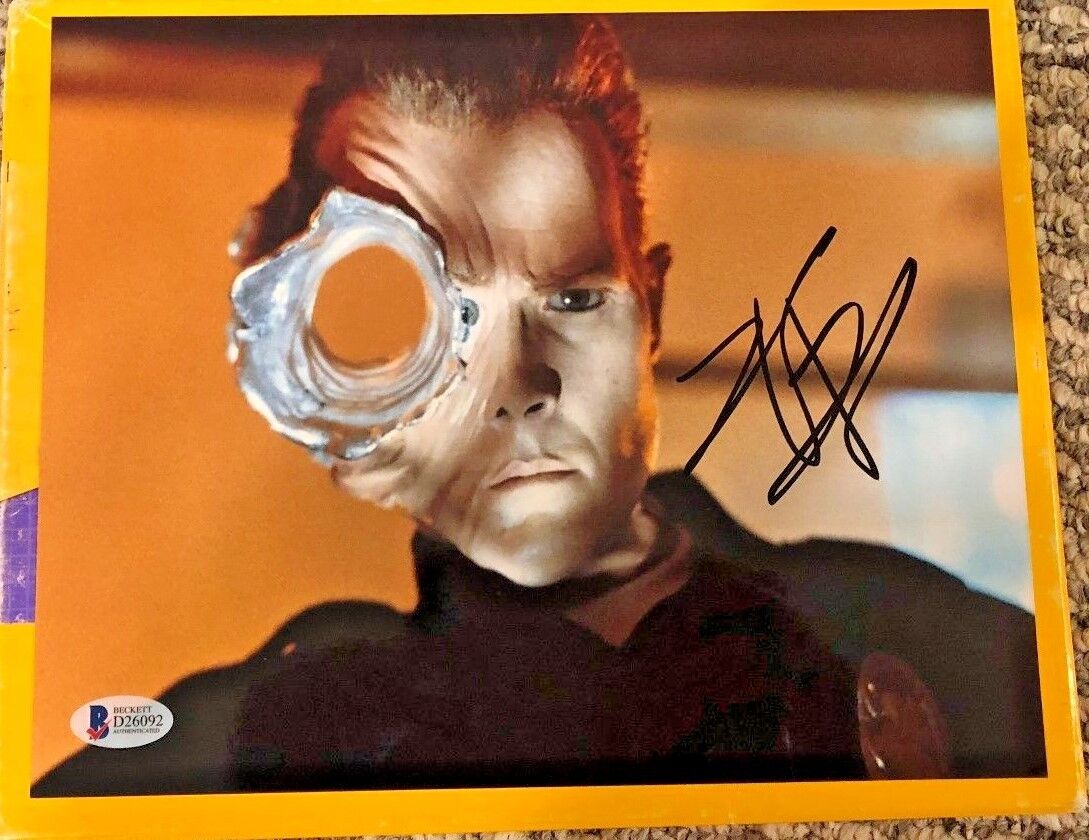 ROBERT PATRICK AUTOGRAPHED 8 X 10 TERMINATOR Photo Poster painting BECKETT CERTIFIED #2