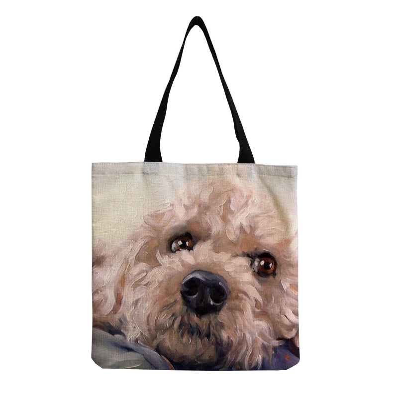 Women’s Cute Dog Shopping Bags