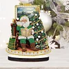 uk.everydayedeals (Limited Stock)DIY Wooden Diamond Painting Desktop Tabletop Ornament - Santa Claus