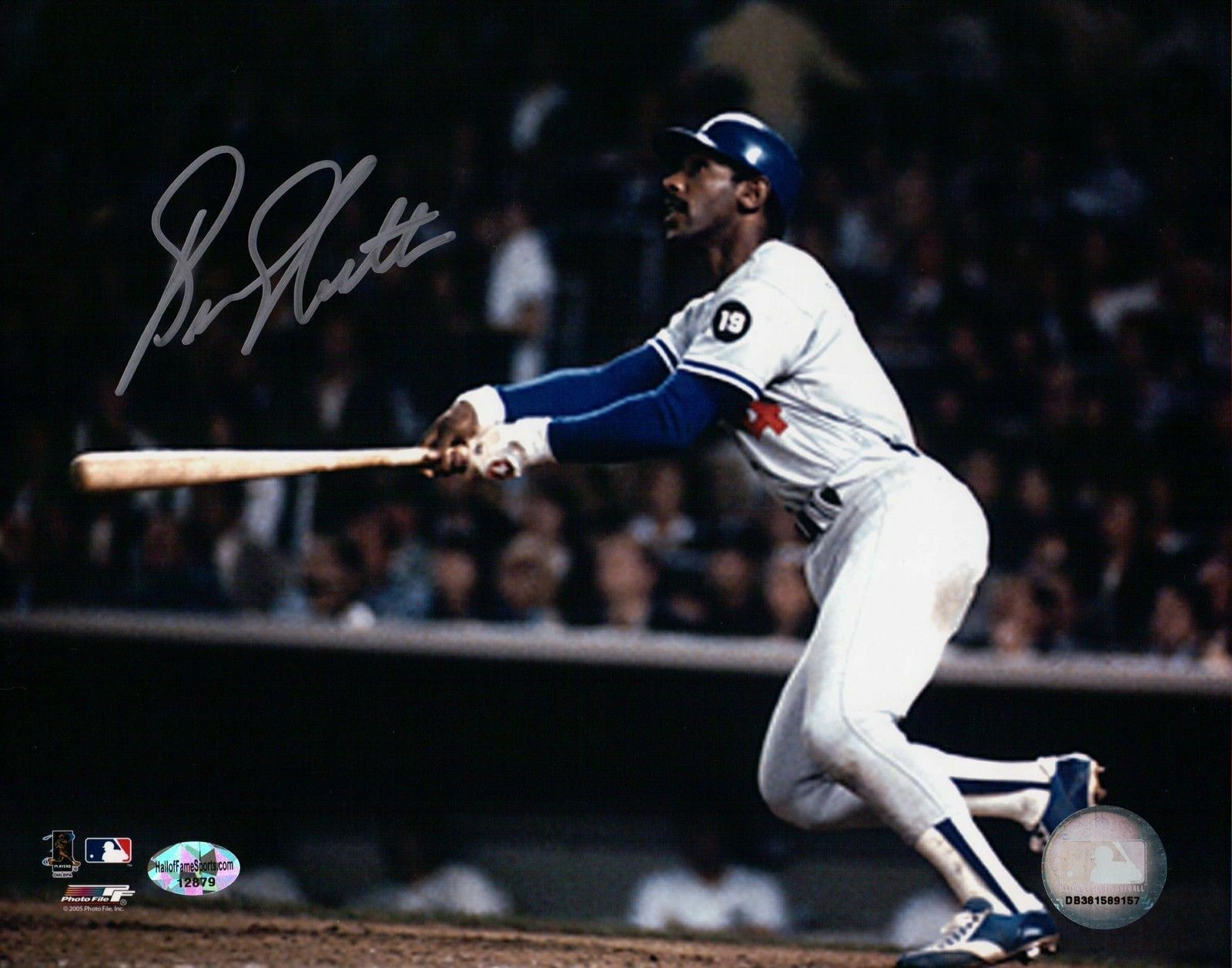 Bill North Signed 8X10 Photo Poster painting Autograph Los Angeles Dodgers Home Run Cut Auto COA