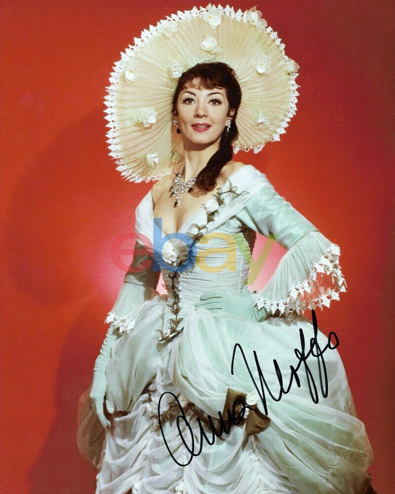 ANNA MOFFO in 'La Traviata' - terrific SIGNED 8x10 opera stage Photo Poster painting reprint