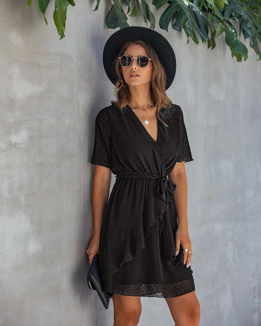 2022 Women Dress Casual Ruffle Bow Lacing-Up Black Summer Sundresses Fitted Everyday Mini Short Dress High Waist Yellow Clothing