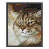 Angry Cat-14CT Stamped Cross Stitch 25*30cm/9.84*11.81in tapestrymarket