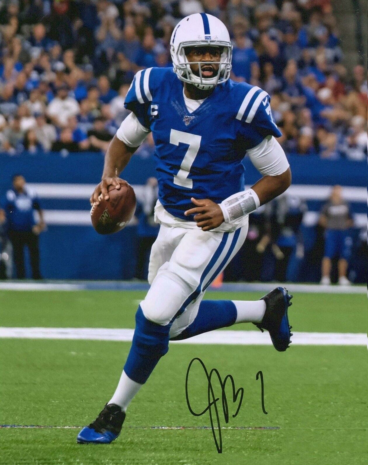 Jacoby Brissett Autographed Signed 8x10 Photo Poster painting ( Colts ) REPRINT