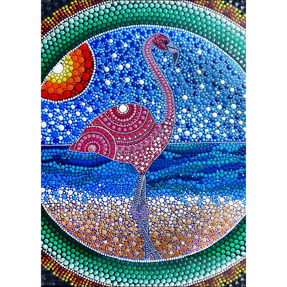

Flamingo - Crystal Special Shaped Diamond Painting - 30*40CM, 501 Original