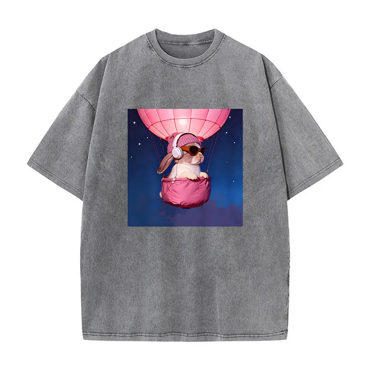 Bunny The Rabbit Retro Washed T-Shirt