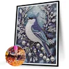 Pearl Blue Bird-Special Shaped Diamond Painting