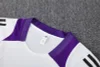 Kids Kit Real Madrid 24-25 Short-sleeve Tracksuit White with purple Chandal