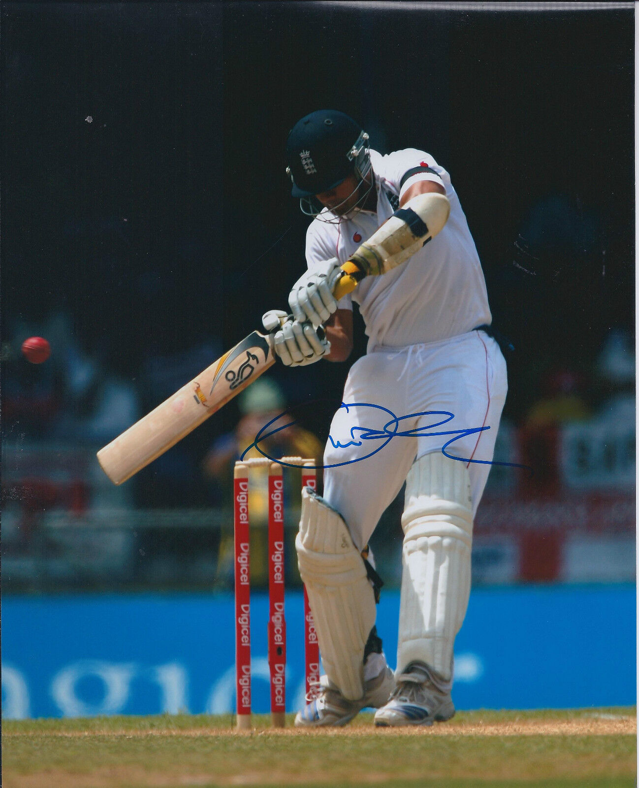 Owais SHAH Signed Autograph 10x8 Photo Poster painting AFTAL COA ENGLAND CRICKET Batsman