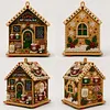 DIY Christmas House Pearl Painting Kit | 3D Wooden Holiday Decor