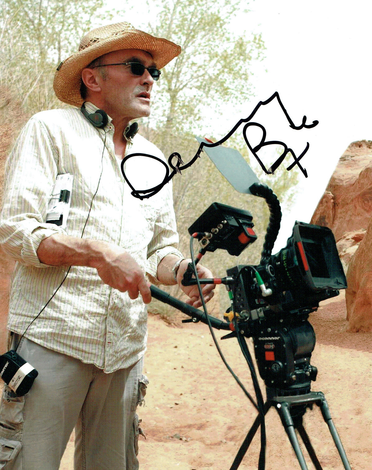 Danny BOYLE SIGNED Autograph 10x8 Photo Poster painting AFTAL COA Film Director