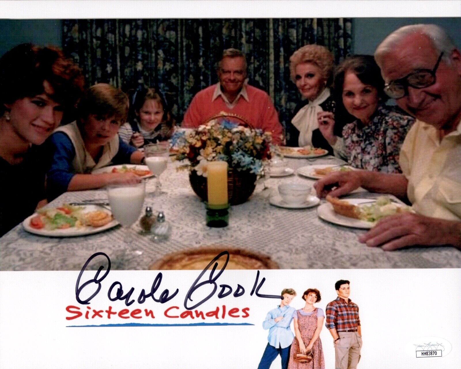 CAROLE COOK Signed 8X10 SIXTEEN CANDLES In-Person Autograph Photo Poster painting JSA COA Cert