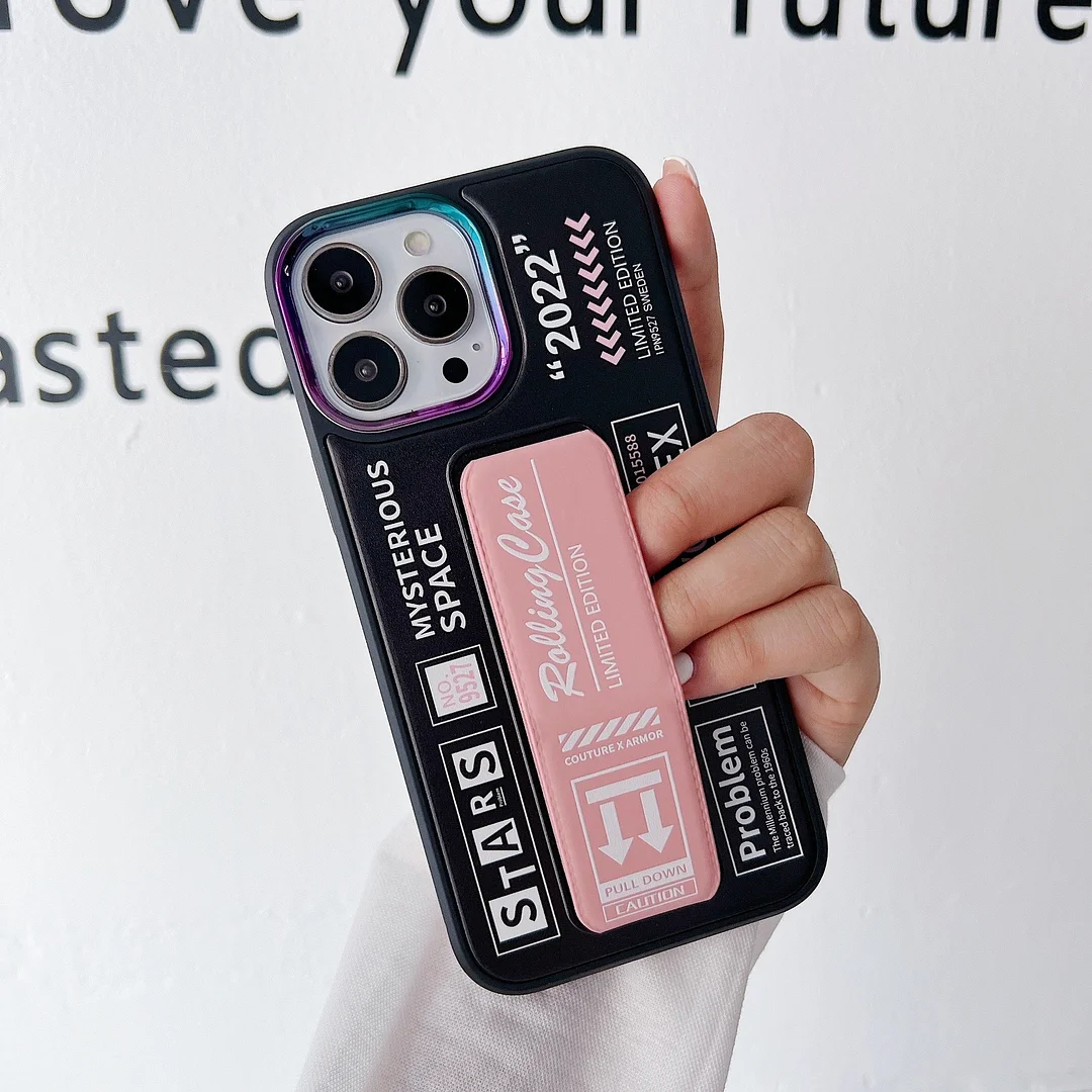 For iPhone 13/14 Series Metal Lens Ring Holder Phone Case