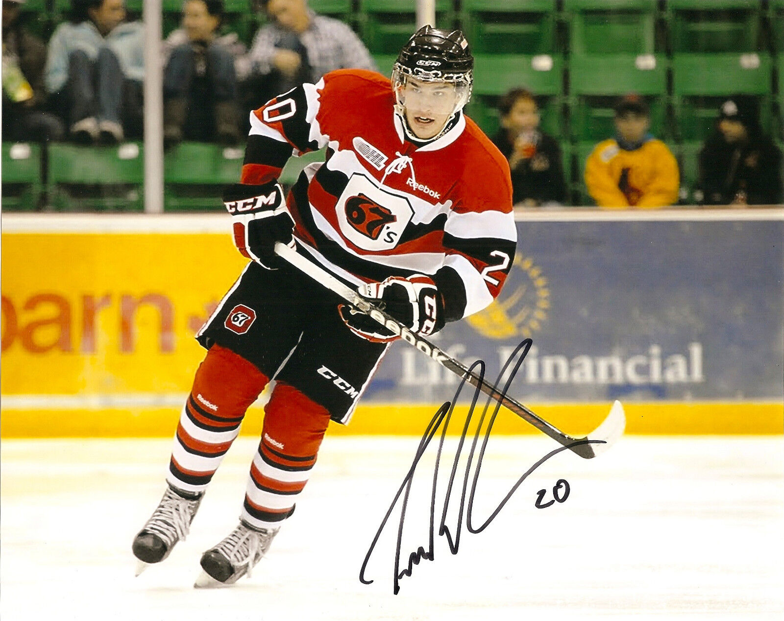 Ottawa 67's Sean Monahan Autographed Signed 8x10 Photo Poster painting COA