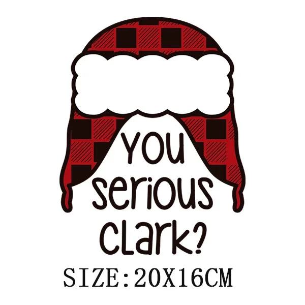 Beautiful Christmas Gift Thermal Sticker On Clothes DIY T-shirt Washable Iron On Patch For Clothing Christmas Design Patch Decor