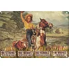 Horse Riding Girl - Vintage Metal Signs - 20*30cm - Western
