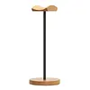 Headphone Stand with Solid Wooden Base Desktop Gaming Earphone Holder Anti-Slip for Organizing All Headphones Accessories