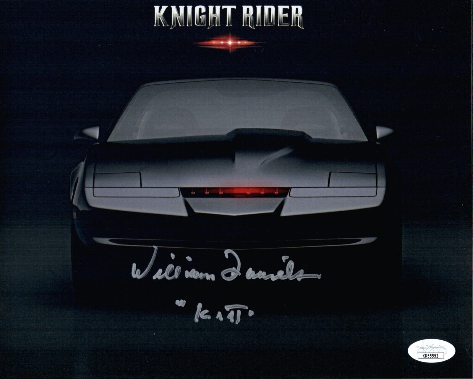 William Daniels Signed KITT Knight Rider 8x10 Photo Poster painting Autograph JSA COA Cert