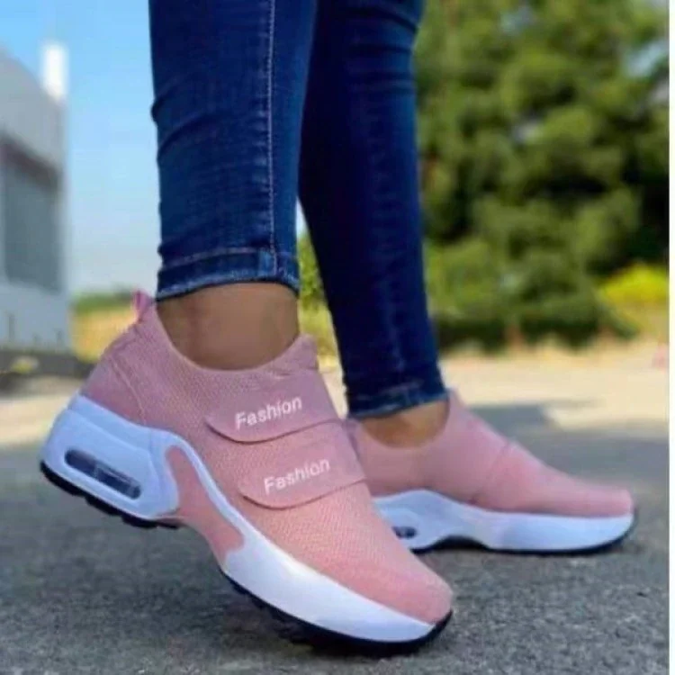 Qengg Feminino Platform Sneakers 2022 Fashion Size 43 Wedge Casual Sports Shoes Women's Running Shoes Zapatillas Mujer