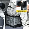 Folding Collapsible Toilet for Adults & Kids Emergency Toilet with Lid & Reusable for Camping Travel Outdoor Car RV & Emergency Use