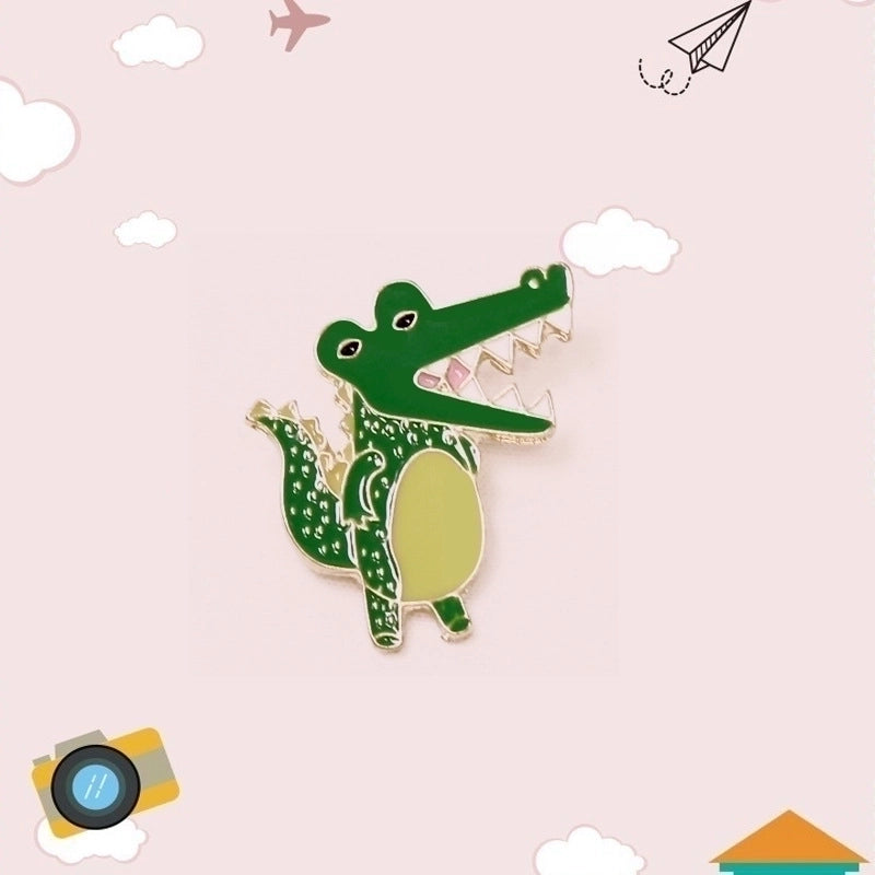 5 Pieces Cute Pin Geometric Rainbow Heart Shape Alloy Enamel Women’S Brooches