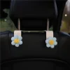 Plaid Floral Car Backseat Hanger Hooks for Bags and Purse