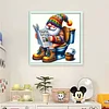 Gnome Reading A Newspaper-11CT Stamped Cross Stitch 45*45cm/17.72*17.72in tapestrymarket