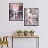 【2 pi&egrave;ces/paquet】-Peinture &agrave; l&rsquo;huile belle rue-plein rond diamant peinture-30 * 40cm