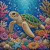 Pearl Full DIY 5D Round Drill Gem Art Diamond Painting Kits 15.75x15.75 in Diamond Dots Paintings Picture Arts Craft Diamond Art Kits for Adults Beginner Home Wall Decor