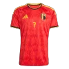 DE BRUYNE #7 Belgium Home Soccer Jersey World Cup 2026