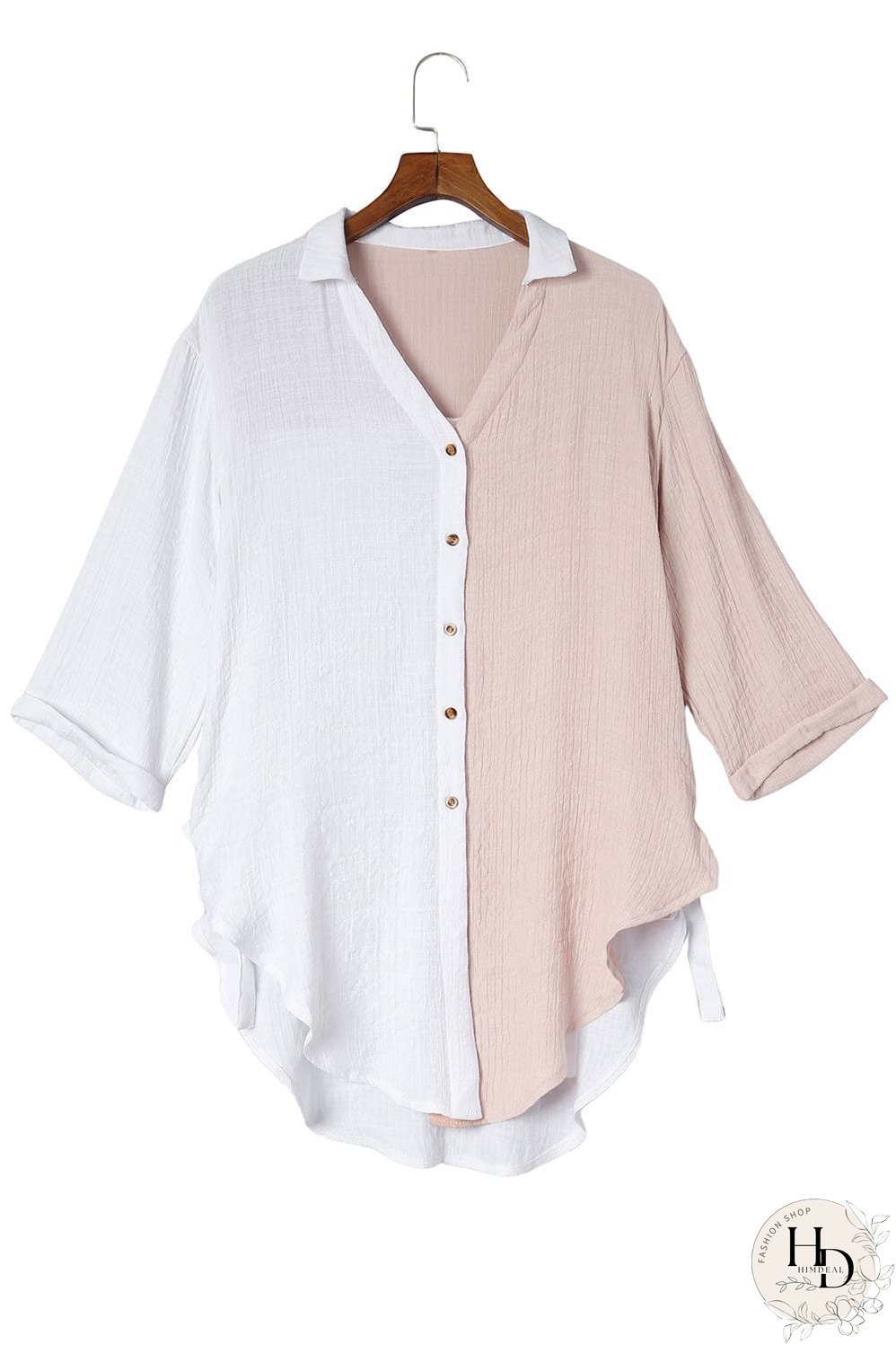 Stylish Linen and Cotton Blend Top