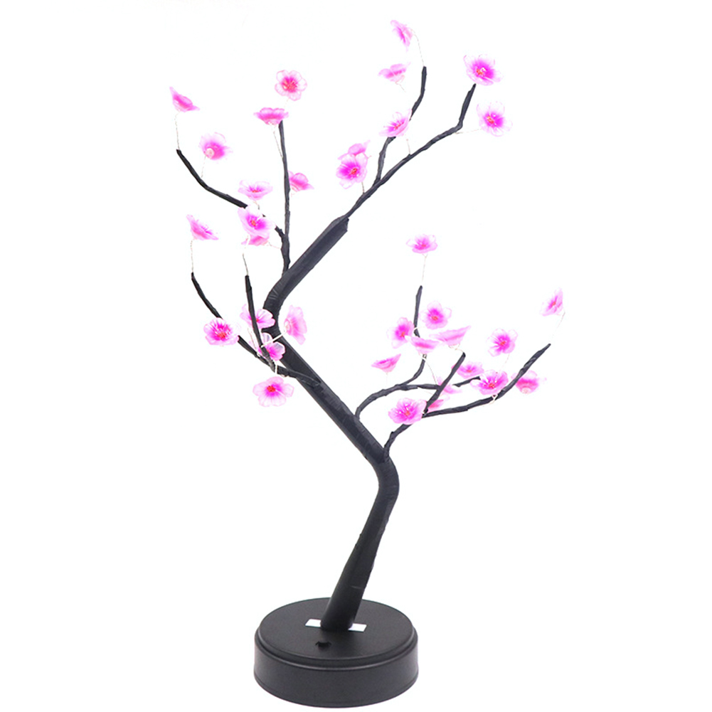 

36LED Night Light Mini Plum Tree Copper Wire Garland Children Bedside Lamp, 501 Original