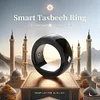 Muslim SQ668 Zikr Smart Counter Tasbih Ring with Finger Counter and Prayer Time Alert App Controlled Alarm Clock
