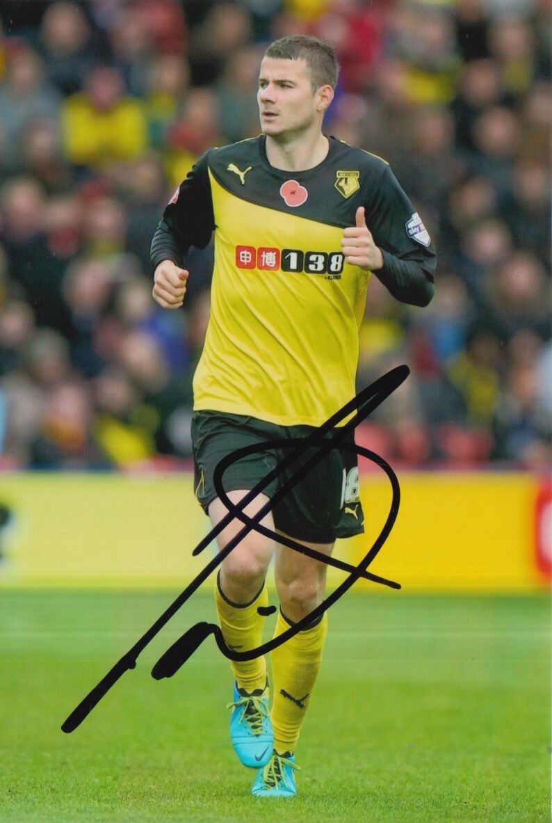 WATFORD HAND SIGNED DANIEL PUDIL 6X4 Photo Poster painting 3.