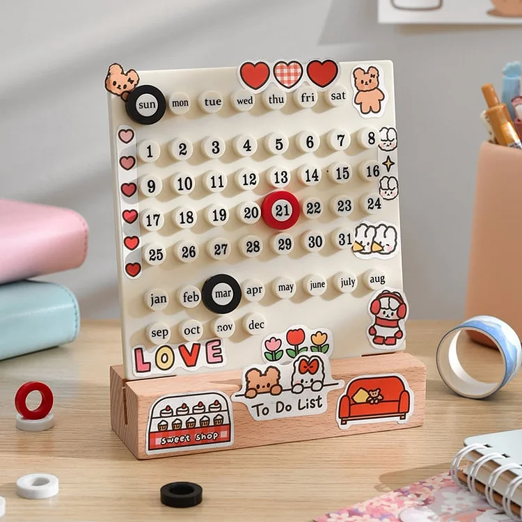 🔥Hot Sale 49% OFF🔥2024 New Manual Diy Loop Calendar(Free Stickers)
