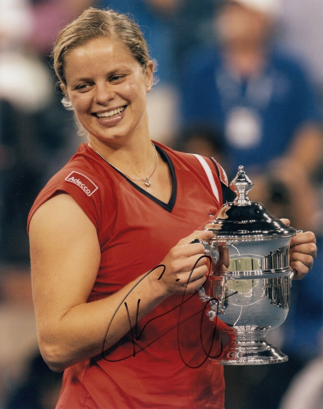 Kim Clijsters #0 8x10 Signed w/ COA Tennis-Womens 033119