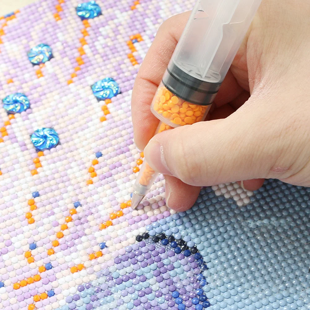 Resin Diamond Painting Pen DIY Craft Nail Art Rhinestones Point Drill Pen