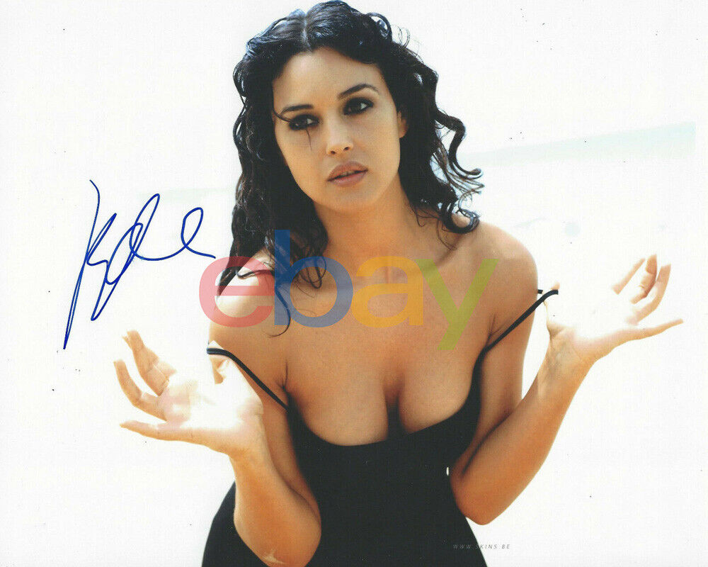 MONICA BELLUCCI SIGNED 'THE MATRIX' 8X10 Photo Poster painting reprint