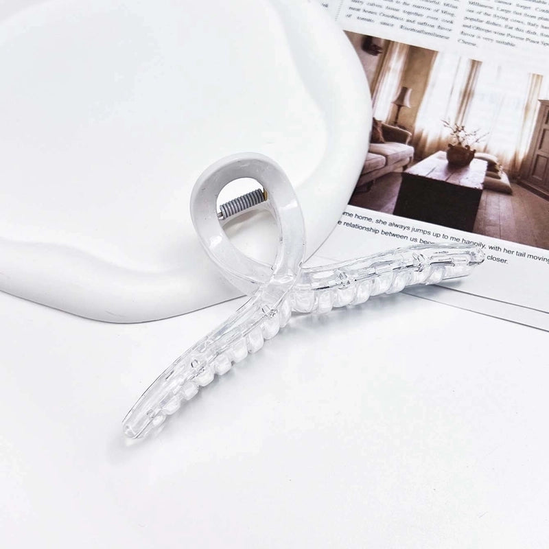 Women’s Basic Minimalist Geometric Square Plastic Hair Claws