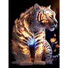 Diamond Painting-DIY Full Round Drill Tiger