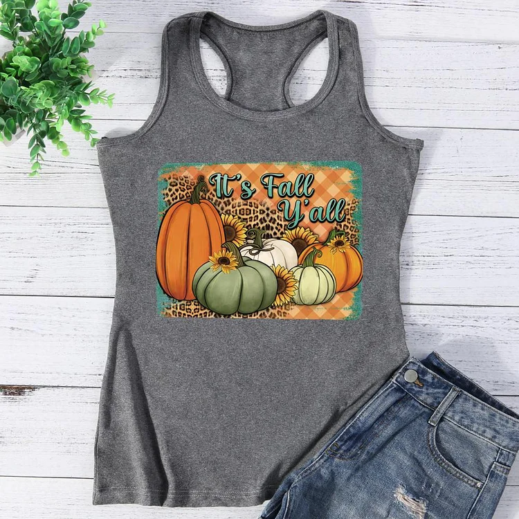 It's fall y'all Vest Top-Annaletters