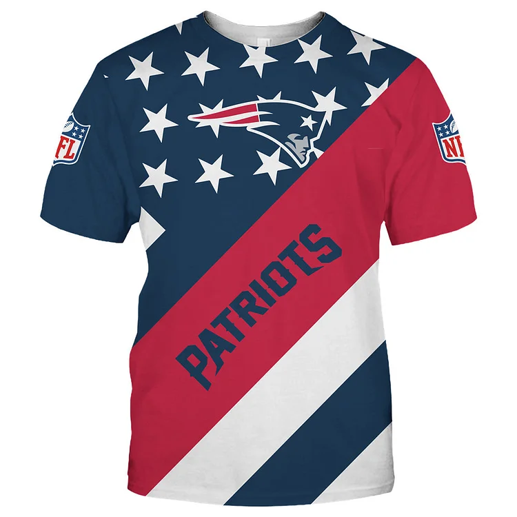 New England Patriots All Over Print T-Shirt