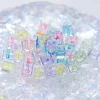 30PCS Crystal Square Colorful Acrylic Beads DIY Jewelry