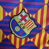 2023/2024 Barcelona Training Wear Striped Plaid Jersey