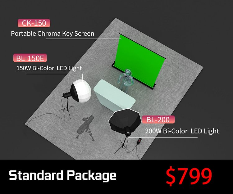 Live Streaming Lighting Packages