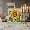 Framed Diamond Painting - Special Shaped - Sunflower(25x25cm)