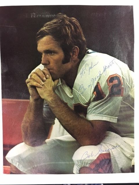 Bob Griese Miami Dolphin HOFer(Resting) 1970s Signed Magazine Photo Poster painting JSA Precert